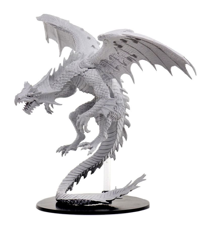 Pathfinder Battles Deep Cuts Unpainted Miniatures Gargantuan White Dragon