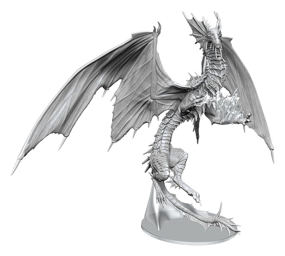 Games - Pathfinder Deep Cuts Unpainted Boxed Miniature Adult Mirage Dragon 23 cm