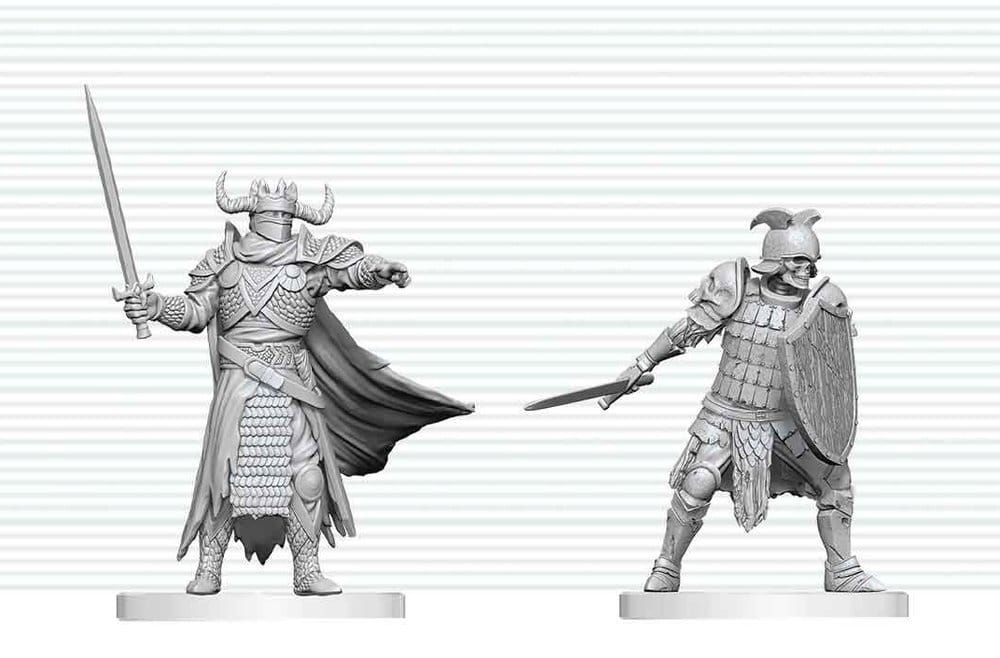 Dungeons & Dragons Nolzur's Marvelous Miniatures Unpainted Miniature Death Knight & Death Knight Aspirant 14 cm