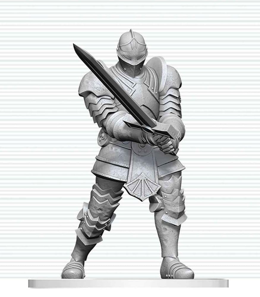 Dungeons & Dragons Nolzur's Marvelous Miniatures Unpainted Miniature Red Knight Guardian Golem 14 cm