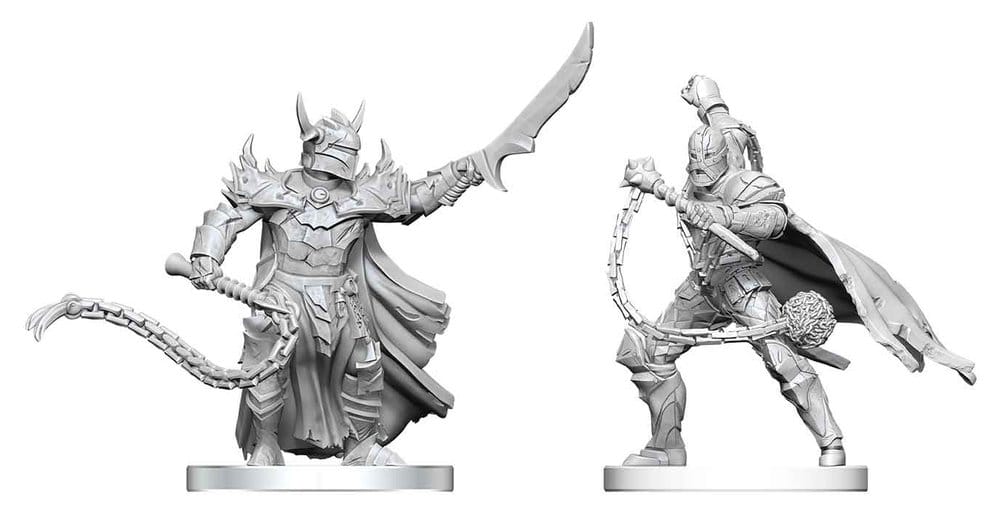 Pathfinder Battles Deep Cuts Unpainted Miniature Scourge & Chain Hellknights 14 cm