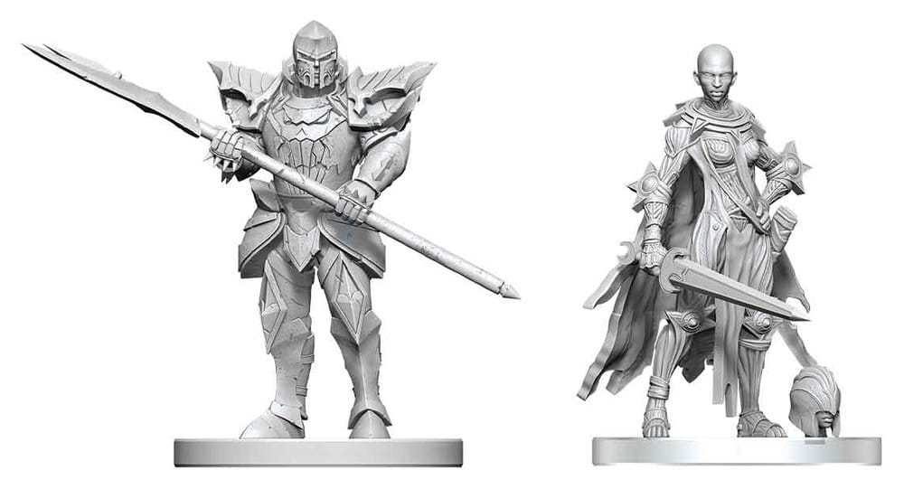 Pathfinder Battles Deep Cuts Unpainted Miniature Nail & Rack Hellknights 14 cm