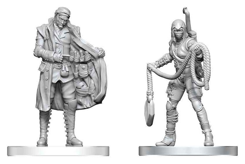 Pathfinder Battles Deep Cuts Unpainted Miniature Burglar & Fence 14 cm