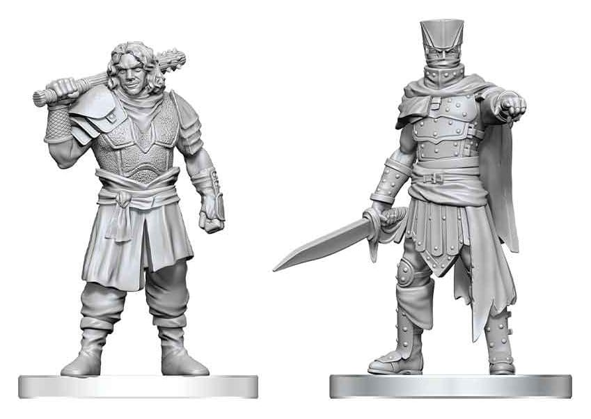 Pathfinder Battles Deep Cuts Unpainted Miniature Ruffian & Gang Leader 14 cm