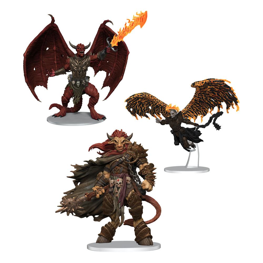 D&D Icons of the Realms Miniatures: Archdevils - Bael, Bel, and Zariel