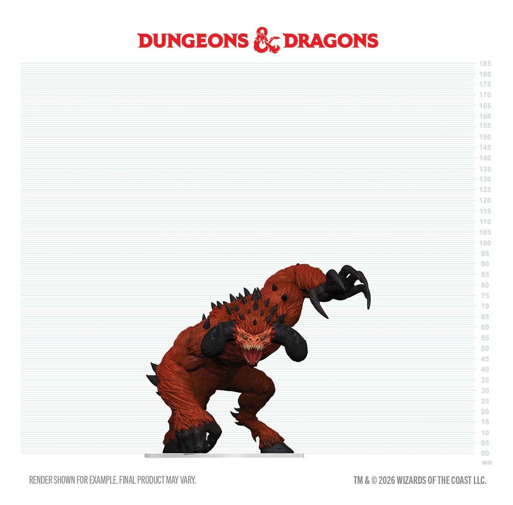 D&D Icons of the Realms Boxed prepainted Miniatures Goristro 15 cm