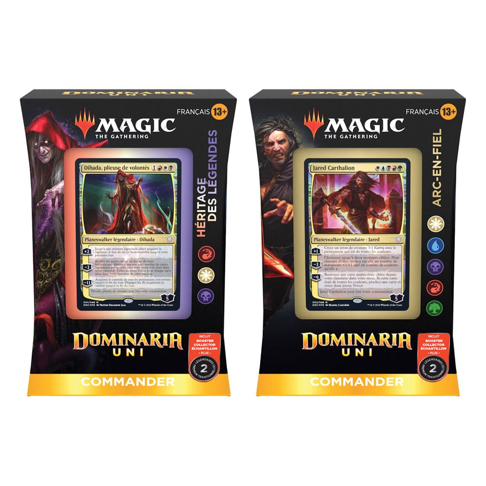 Magic the Gathering Dominaria uni Commander Decks Display (4) french