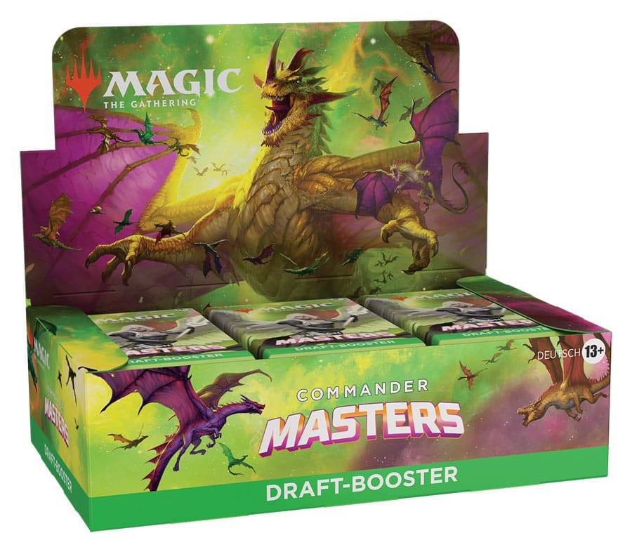 Magic the Gathering Commander Masters Draft Booster Display (24) german