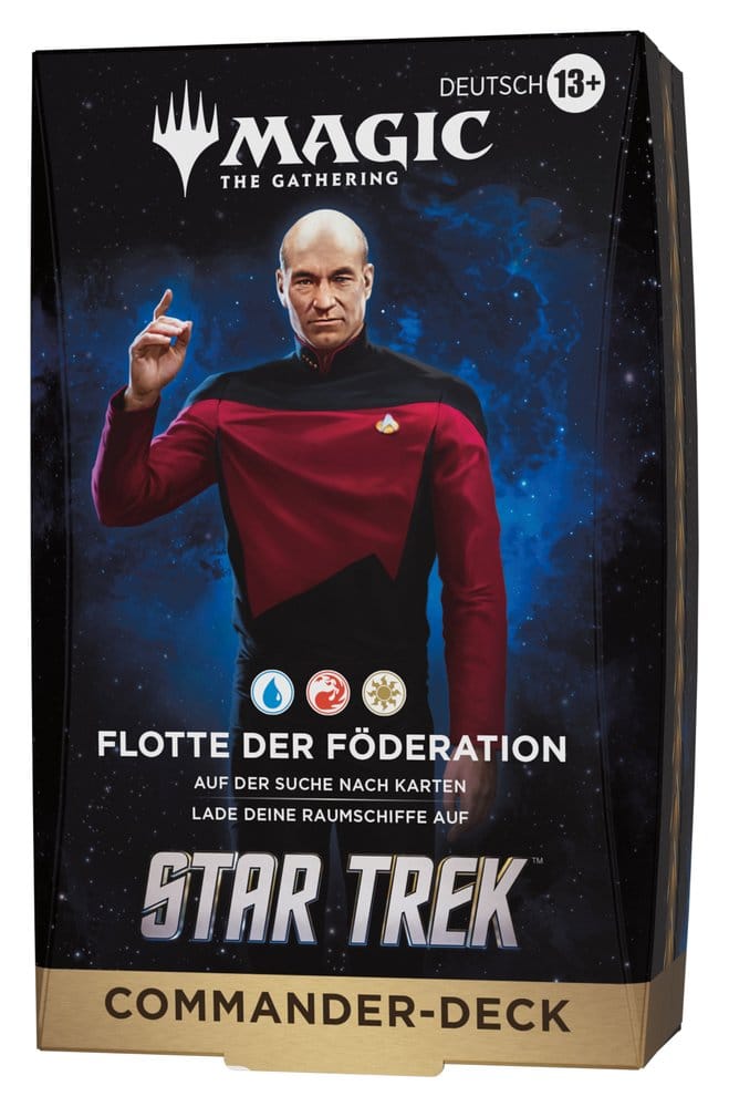 PRECOMENZI - Magic the Gathering Star Trek Commander Decks Case (4) german
