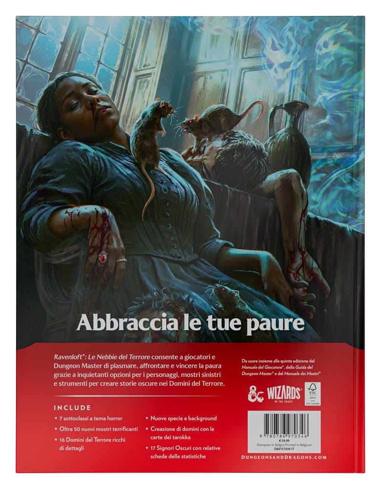 Dungeons & Dragons RPG Ravenloft: Le Nebbie des Terrore Book *Italian Version* [7]