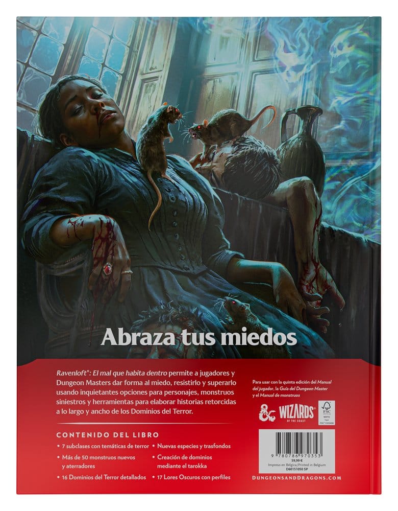 Dungeons & Dragons RPG Ravenloft: El Mal que Habita Dentro Book *Spanish Version* [7]