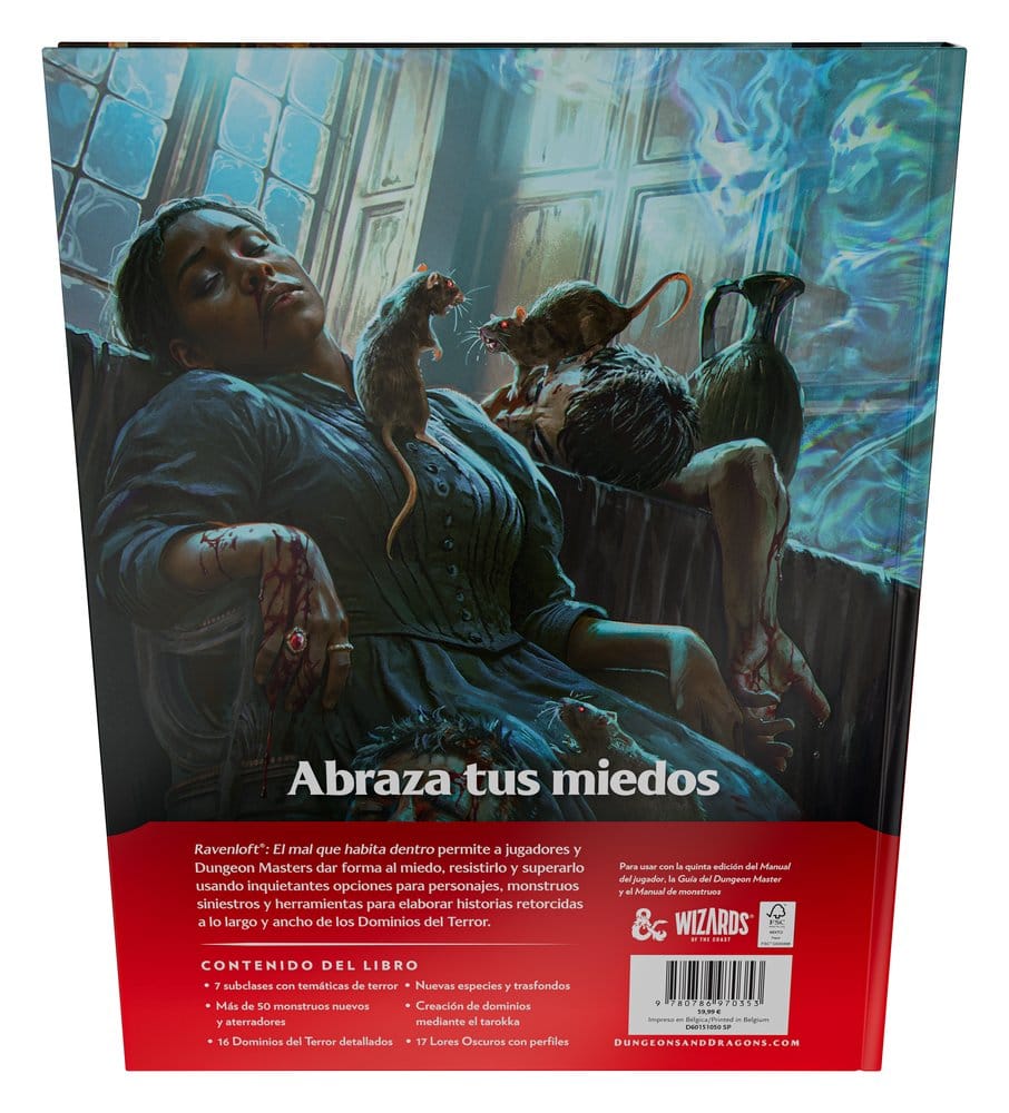 Dungeons & Dragons RPG Ravenloft: El Mal que Habita Dentro Book *Spanish Version* [8]