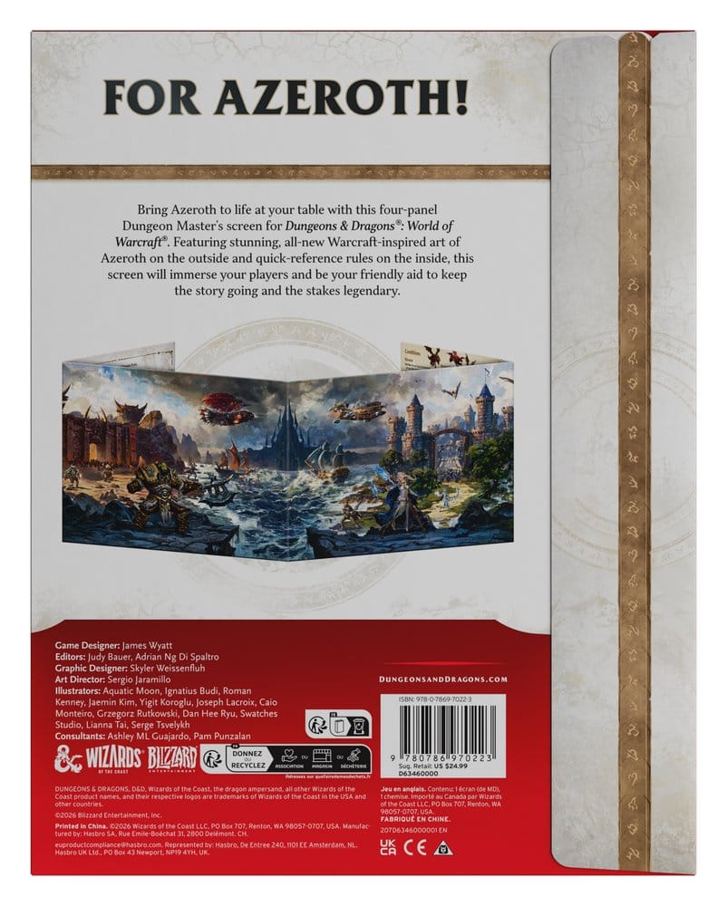 Dungeons & Dragons RPG World of Warcraft Dungeon Master's Screen *English Version* [3]