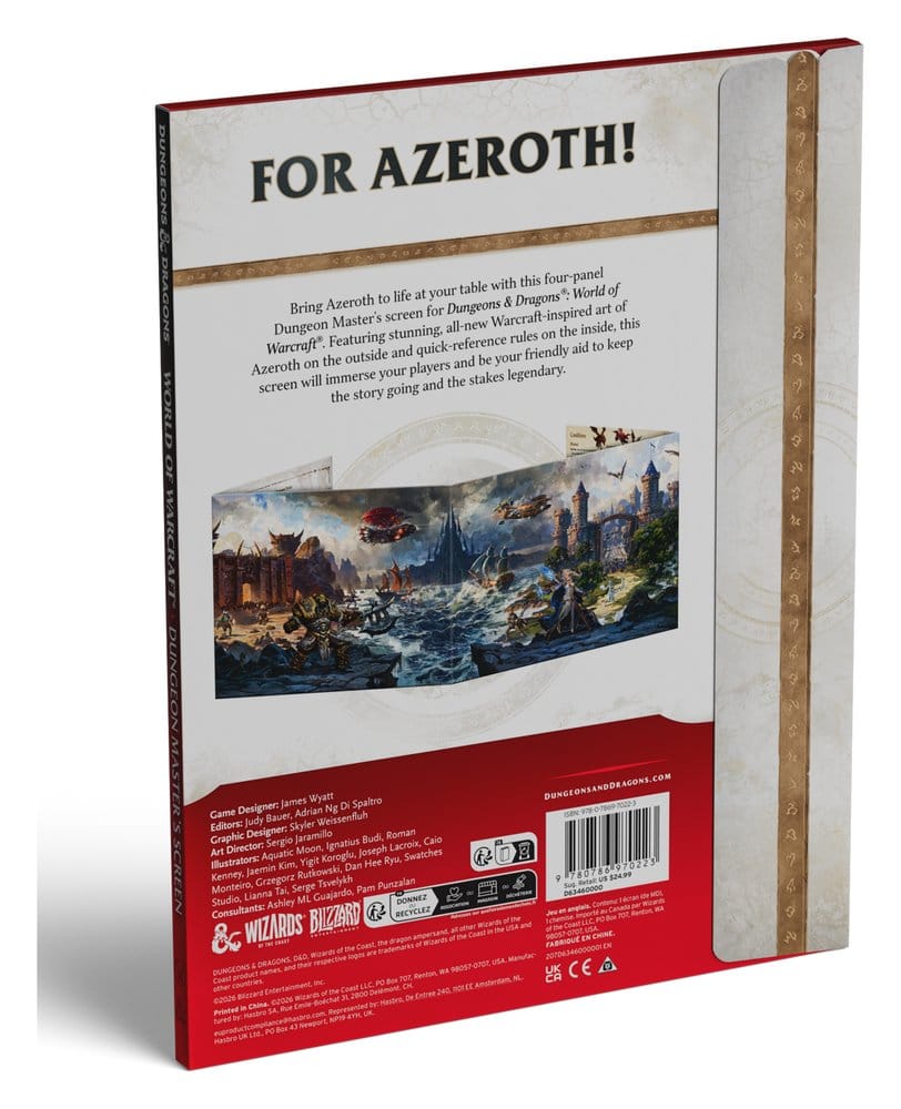 Dungeons & Dragons RPG World of Warcraft Dungeon Master's Screen *English Version* [11]