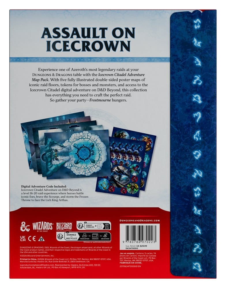 Dungeons & Dragons RPG World of Warcraft: Icecrown Citadel Adventure Map Pack *English Version* [3]
