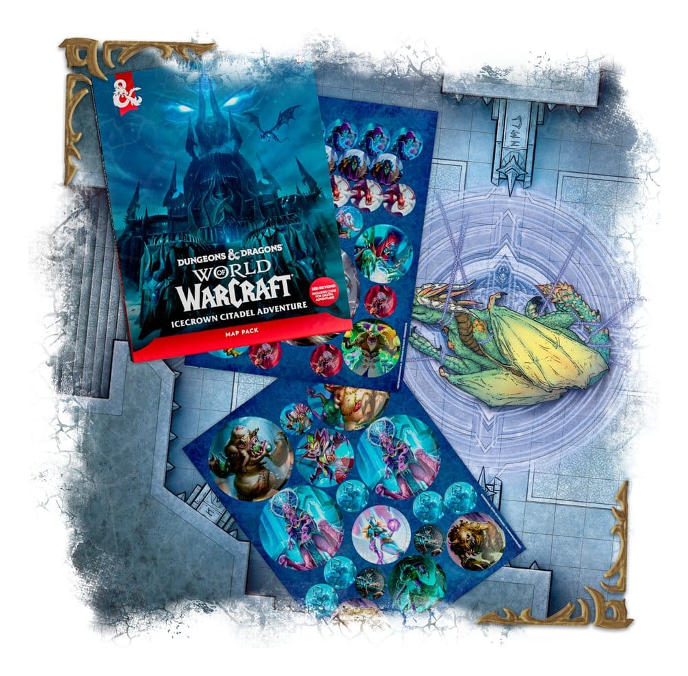 Dungeons & Dragons RPG World of Warcraft: Icecrown Citadel Adventure Map Pack *English Version* [5]