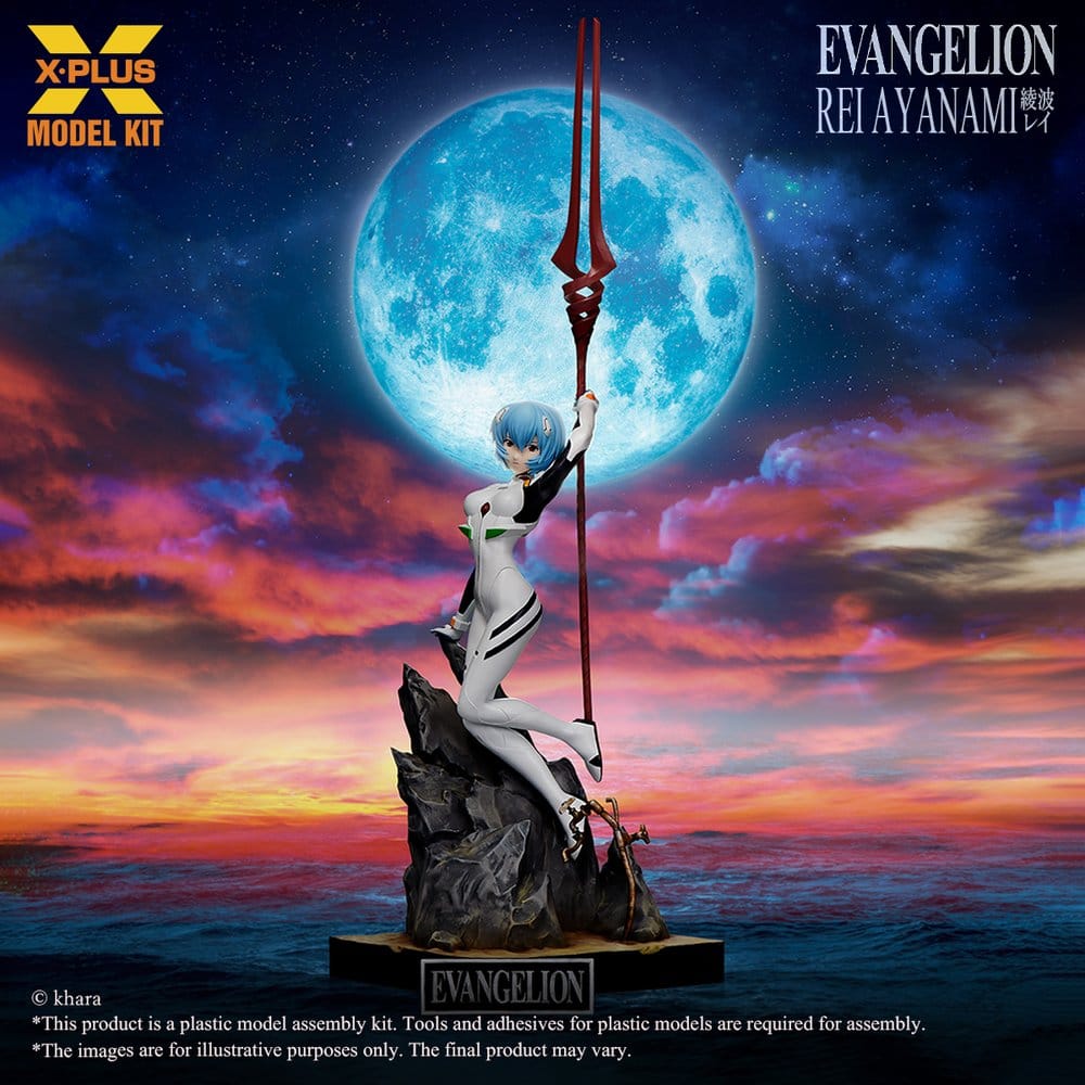 Evangelion Plastic Model Kit 1/8 Rei Ayanami 20 cm (Reproduction) [3]