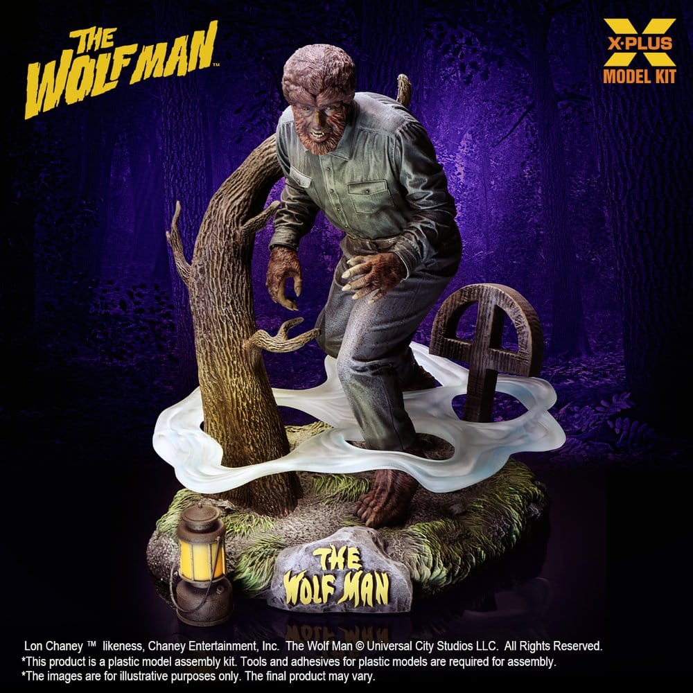 The Wolf Man Plastic Model Kit 1/8 Lon Chaney Jr. as Wolf Man 22 cm (Reproduction) [4]