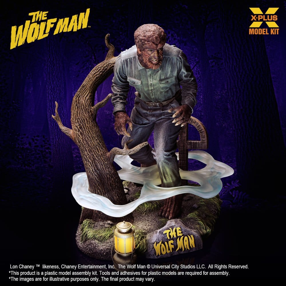 The Wolf Man Plastic Model Kit 1/8 Lon Chaney Jr. as Wolf Man 22 cm (Reproduction) [5]