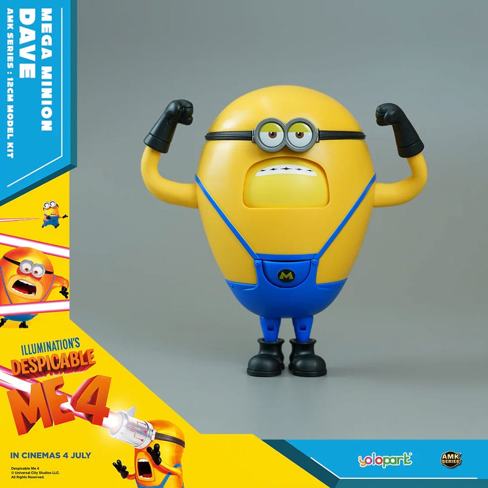 Despicable Me 4 AMK Series Plastic Model Kit Super Dave 12 cm
