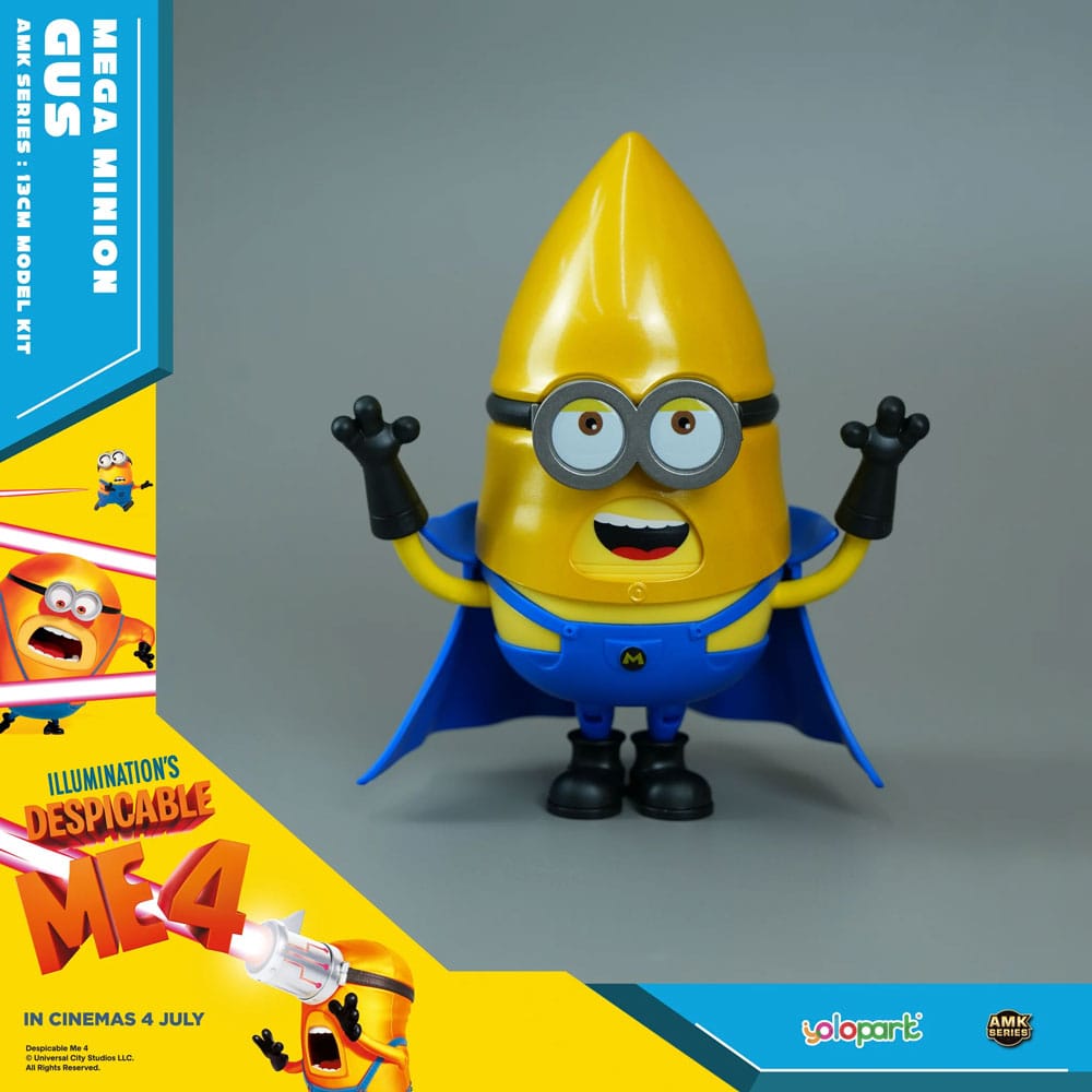 Despicable Me 4 AMK Series Plastic Model Kit Super Gus 12 cm