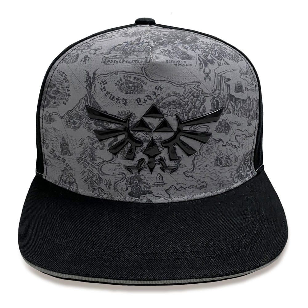 The Legend Of Zelda - Zwarte kaart en logo Snapback Cap